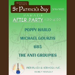 Hermosa Beach St. Patrick\'s Day Parade - Live Music on Pier Plaza 3/11, 1-4 PM